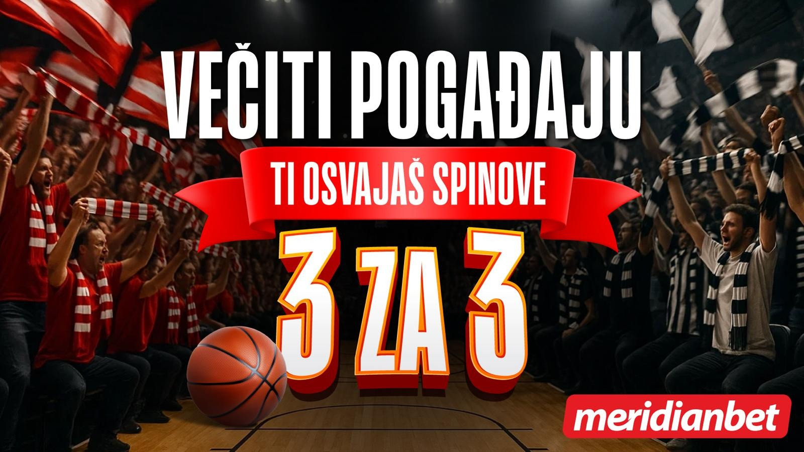 Večiti na parketu, ti na dobitku – svaka trojka donosi spinove!